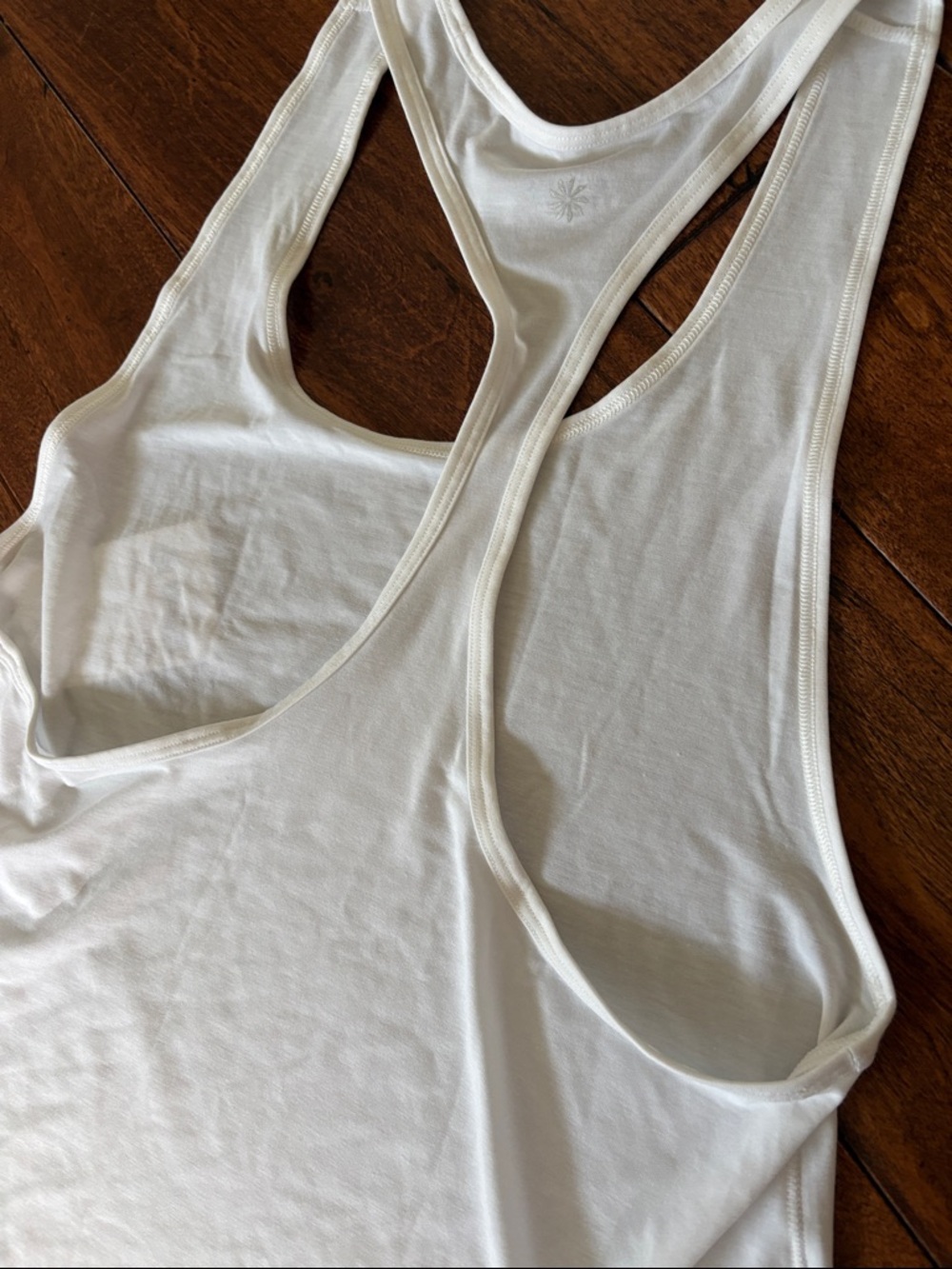 Athleta White Racerback Performance Tank - Picture 5 of 5